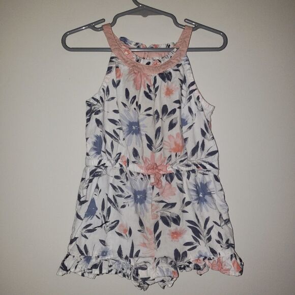 SAVANNAH FLORAL PRINT ROMPER SIZE 3T - Picture 1 of 4